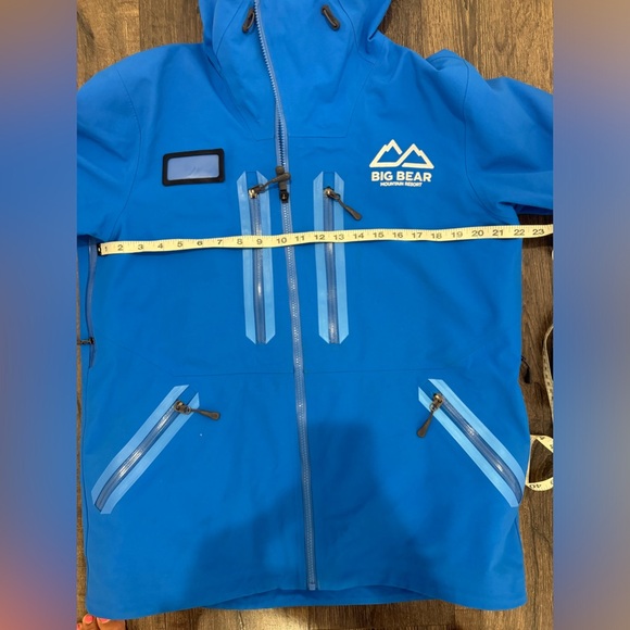 The North Face Bright Blue Bomber Jacket Big Bear Mountain Size Medium - Picture 8 of 8